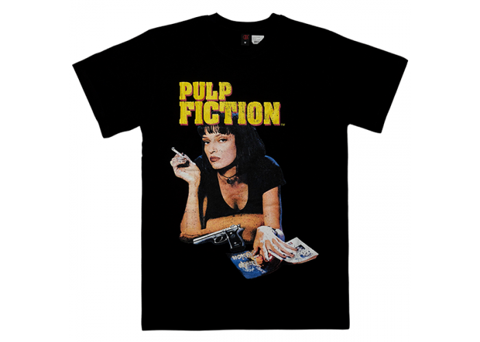 タランティーノ映画 Pulp Fiction（パルプ・フィクション） ユマ・サーマン カルト映画Tシャツ #2