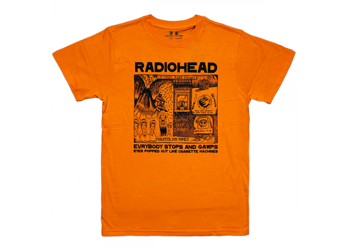 RADIOHEAD （レディオヘッド） GAWPS バンドTシャツ トム・ヨーク KID A
