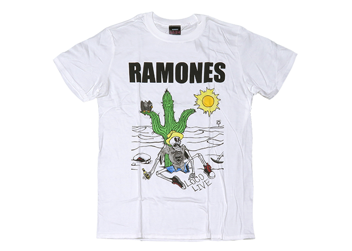 Ramones （ラモーンズ） ライブ盤 「Loco Live」 カトゥーン・デザインTシャツ