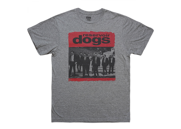 タランティーノ映画 Reservoir Dogs レザボア・ドッグス ポスターデザインTシャツ #2 グレー