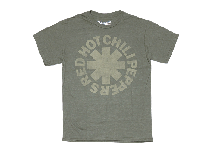 Red Hot Chili Peppers（レッド・ホット・チリ・ペッパーズ）#3 ロゴTシャツ アーミーグリーン