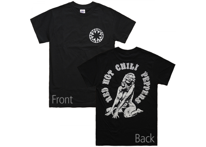 Red Hot Chili Peppers（レッド・ホット・チリ・ペッパーズ）ピンナップガール Plain Jane バンドTシャツ 両面プリント 廃版 デッドストック
