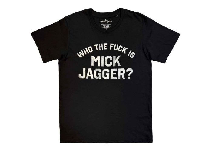 Who the fuck is Mick Jagger ? ローリング・ストーンズ Rolling Stones キース・リチャーズ着用 復刻デザイン ロックTシャツ #2
