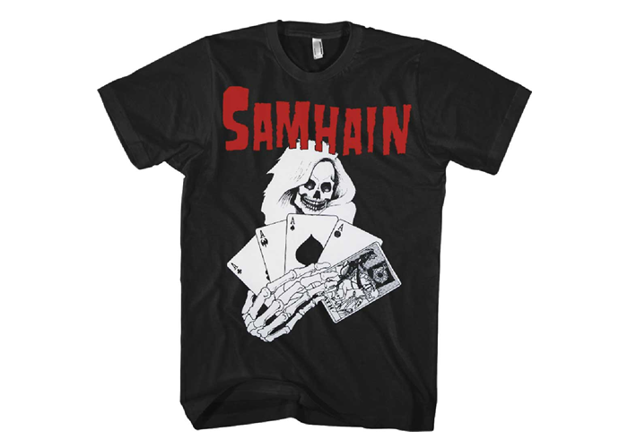 Samhain（サムへイン）Initium ジャケ裏 スカル デザインTシャツ 