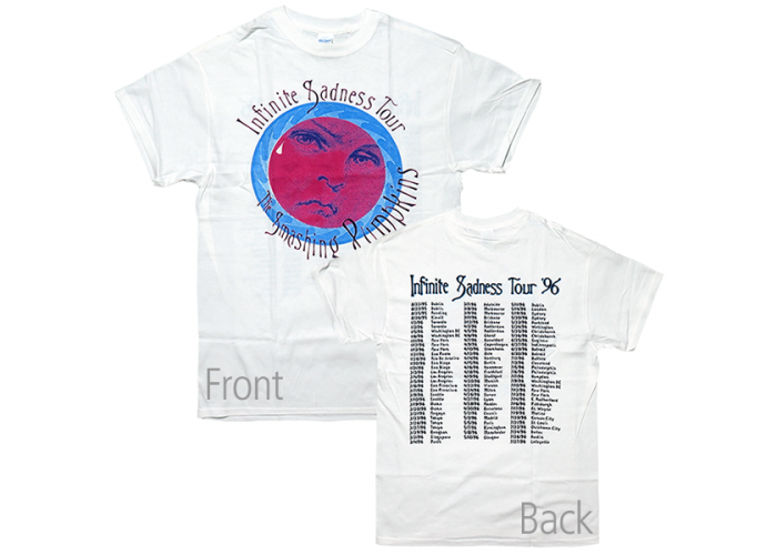 The Smashing Pumpkins （スマッシング・パンプキンズ） Infinite Sadness Tour '96 復刻ツアーTシャツ 両面プリント