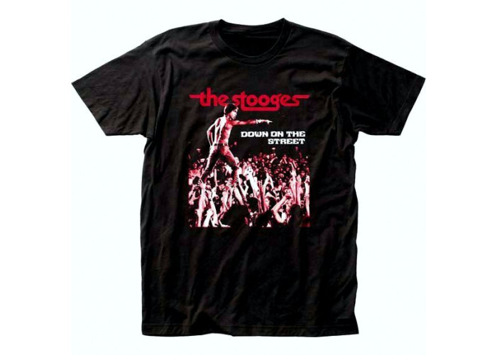The Stooges （ザ・ストゥージズ） Down On The Street バンドTシャツ イギー・ポップ 廃番希少品 デッドストック