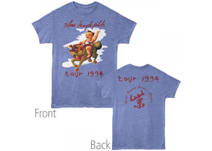 Stone Temple Pilots（ストーン・テンプル・パイロッツ） Purple パープル 両面プリント バンドTシャツ グランジ
