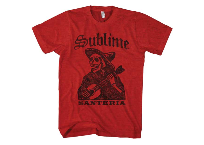 Sublime（サブライム）Santeria（サンテリア） バンドTシャツ レッド #2 廃番 在庫限り！