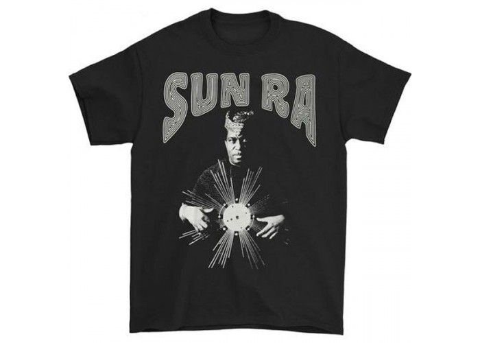 Sun Ra（サン・ラ）"Portrait" デザインＴシャツ #5 ブラック