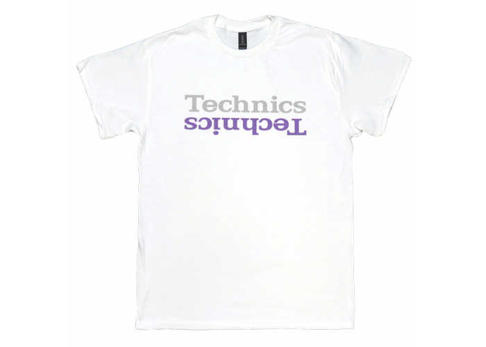 Technics（テクニクス）スリップマット ロゴＴシャツ ホワイト ターンテーブル SL-1200