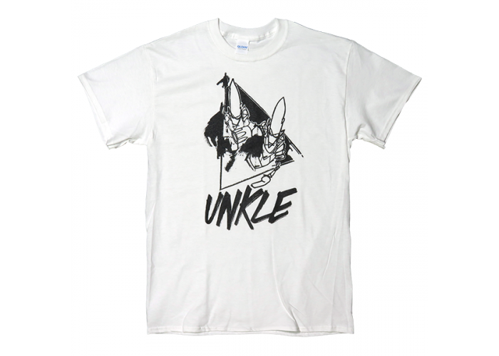 UNKLE（U.N.K.L.E.：アンクル） Futura 2000 ポイントマン ロゴTシャツ #1
