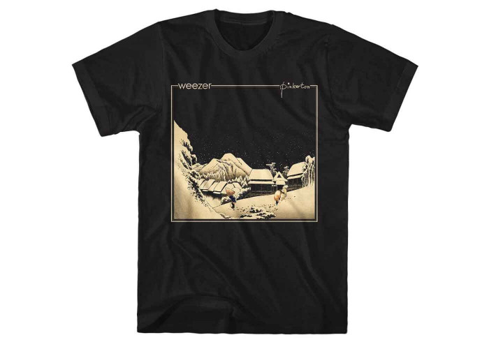 Weezer（ウィーザー）Pinkerton ピンカートン レコジャケTシャツ 90sロック名盤 歌川広重