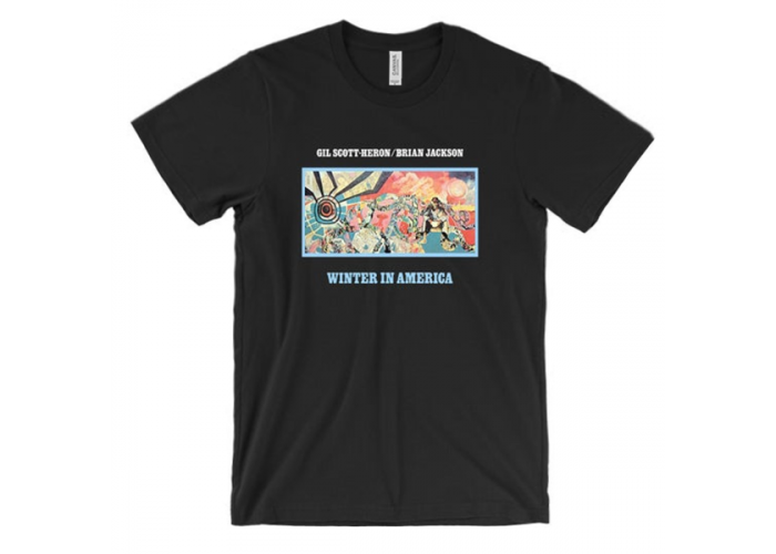 Gil Scott-Heron （ギル・スコット・ヘロン） 『Winter in America』 ジャケット・デザイン Tシャツ STRATA-EAST