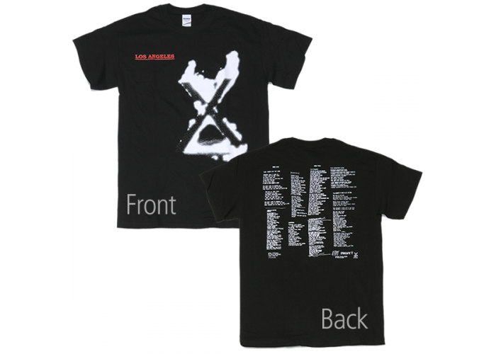X（エックス） Los Angeles ロサンゼルス アルバム・ジャケット  バンドTシャツ 両面プリント Wild Thing LAパンク