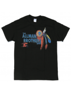 The Allman Brothers Band（オールマン・ブラザーズ・バンド）公式 ハーレーダビッドソン風デザインＴシャツ