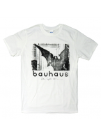Bauhaus（バウハウス） Bela Lugosi's Dead （ベラ・ルゴシの死） ポスト・パンク カルト映画 ジャケット・デザインTシャツ 白