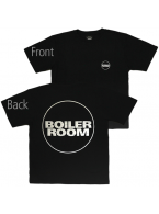 Boiler Room （ボイラー・ルーム） ハウス / テクノ UK クラブDJ 両面 反射ロゴTシャツ 特別仕様