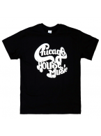 Chicago House Music（シカゴハウス） ロゴ ハウス／クラブ／DJ Tシャツ
