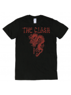 The Clash（クラッシュ）赤ドラゴン「無線衝突」Ｔシャツ
