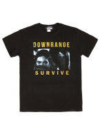 Downrange（ダウンレンジ） 北村龍平 カルトホラー映画 オフィシャルTシャツ ブラック両面プリント 限定品 在庫限り