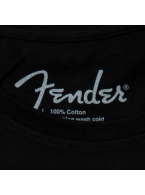 Fender （フェンダー） エレキギター 楽器ブランドロゴTシャツ ブラック