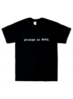 Nirvana カート・コバーン着用 Grunge Is Dead 復刻デザイン オルタナ／グランジロックTシャツ Post Malone（ポスト・マローン）着用