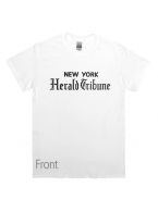 ゴダール映画 勝手にしやがれ ジーン・セバーグ Herald Tribune 両面プリント 復刻Tシャツ ピチカート・ファイヴ 野宮真貴 着用（VOGUE GIRL 掲載アイテム）