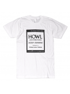 HOWL（ハウル）吠える Allen Ginsberg（アレン・ギンズバーグ）ビートニク 公式 文学Ｔシャツ