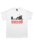 maxell （マクセル） カセットテープ 80sロゴ トラヴィス・スコット / The 1975 着用 復刻デザインTシャツ