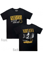 Nirvana（ニルヴァーナ） Stay Away デザイン・バンドTシャツ PC#1 両面プリント スマイル グランジ