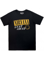Nirvana（ニルヴァーナ） Stay Away デザイン・バンドTシャツ PC#1 両面プリント スマイル グランジ