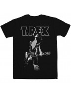 T.REX （T.レックス） モノクロ・フォト グラムロック バンドTシャツ #3