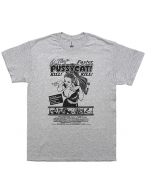 Faster, Pussycat! Kill! Kill! カルト映画 ポスターTシャツ ラス・メイヤー グレー単色