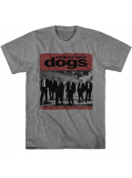 タランティーノ映画 Reservoir Dogs レザボア・ドッグス ポスターデザインTシャツ #2 グレー