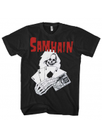 Samhain（サムへイン）Initium ジャケ裏 スカル デザインTシャツ 