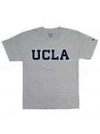 UCLA （カリフォルニア大学ロサンゼルス校） カレッジTシャツ #1 Champion公式 ロゴTシャツ  スポーツグレー