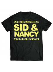 シド・アンド・ナンシー（Sid & Nancy）映画ロゴTシャツ 復刻版 アレックス・コックス 野村訓一着