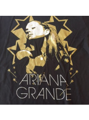 Ariana Grande（アリアナ・グランデ） Yours Truly ゴールドプリント Tシャツ 希少品 #2