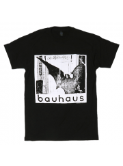 Bauhaus（バウハウス） Bela Lugosi's Dead （ベラ・ルゴシの死） ポスト・パンク カルト映画 両面プリントＴシャツ 黒