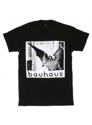 Bauhaus（バウハウス） ベラ・ルゴシの死 Undead Discharge ポスト・パンク カルト映画 両面プリントＴシャツ 黒