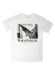 Bauhaus（バウハウス） Bela Lugosi's Dead （ベラ・ルゴシの死） ポスト・パンク カルト映画 ジャケット・デザインTシャツ 白