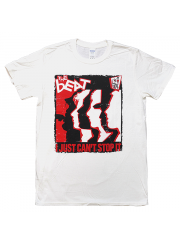 THE BEAT（ザ・ビート：THE ENGLISH BEAT） I Just Can't Stop It ジャケット デザインTシャツ #2 白 2トーン/スカ