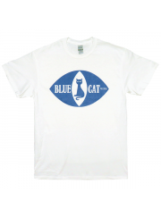 Blue Cat（ブルー・キャット） Records by Trojan スカ／ロックステディ レーベル 猫目 ネコ ロゴTシャツ