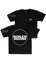 Boiler Room （ボイラー・ルーム） ハウス / テクノ UK クラブDJ 両面ロゴTシャツ