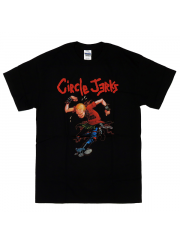Circle Jerks（サークル・ジャークス）シンボル・キャラクター“Skank Man”（カラー）バンドTシャツ 廃番希少品 デッドストック