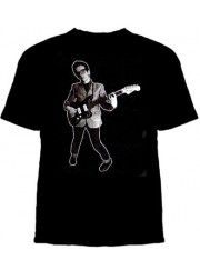 Elvis Costello（エルヴィス・コステロ） ギター ロックTシャツ #1