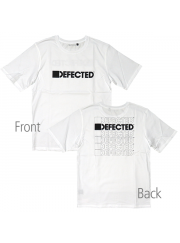 Defected Records（ディフェクテッド）ディープハウス クラブDJ 両面ロゴTシャツ ホワイト 廃版 希少品