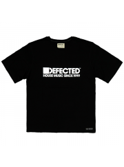 Defected Records（ディフェクテッド）ディープハウス クラブDJ ロゴTシャツ ブラック