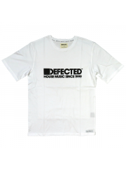 Defected Records（ディフェクテッド）ディープハウス クラブDJ ロゴTシャツ ホワイト