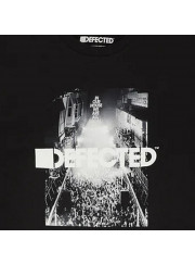 Defected Records （ディフェクテッド） ピクチャープリント & ロゴTシャツ ブラック